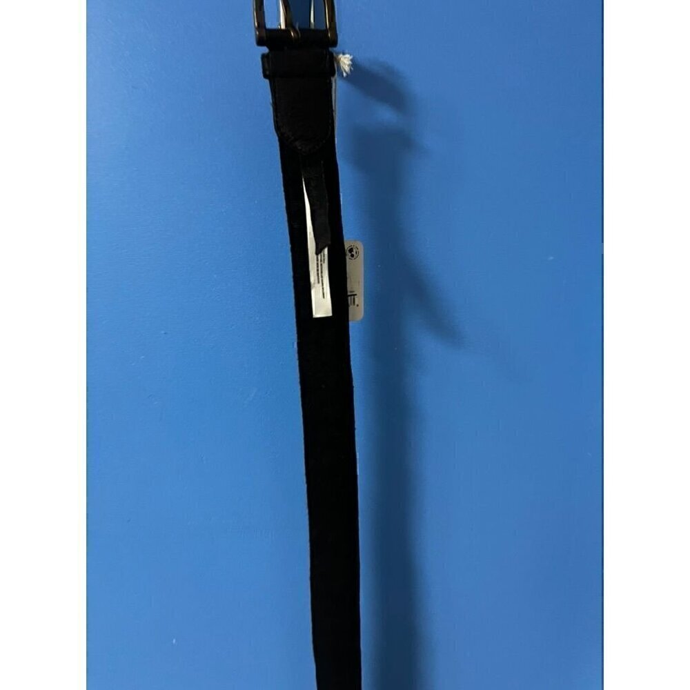 Free People Women Handmade Woven Cotton & Leather Belt With Geometric Pattern, - Picture 5 of 6